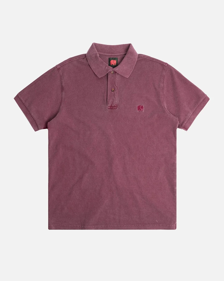 Trendsplant Herren vegan Poloshirt Zinfandel