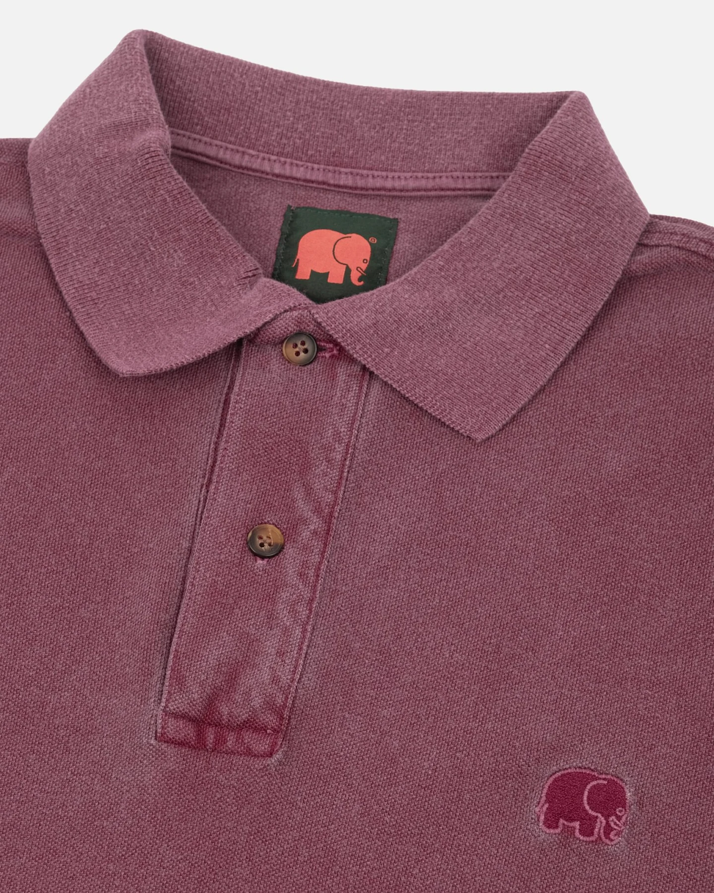 Trendsplant Herren vegan Poloshirt Zinfandel – Ansicht 2