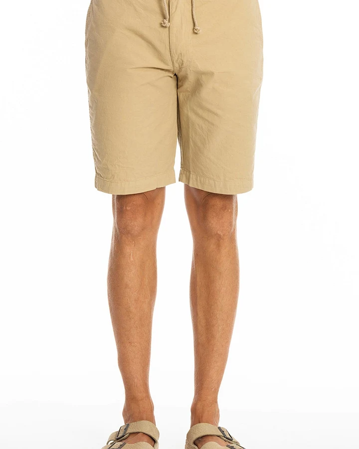 RAVENS VIEW IBIZA Herren vegan Kurze Hose Kamelgelb