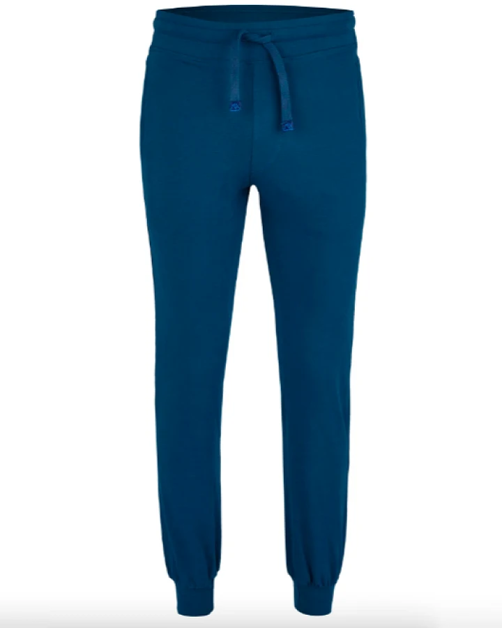 nice to meet me Damen vegan Jogginghose All Day Pant Cosmos Blau