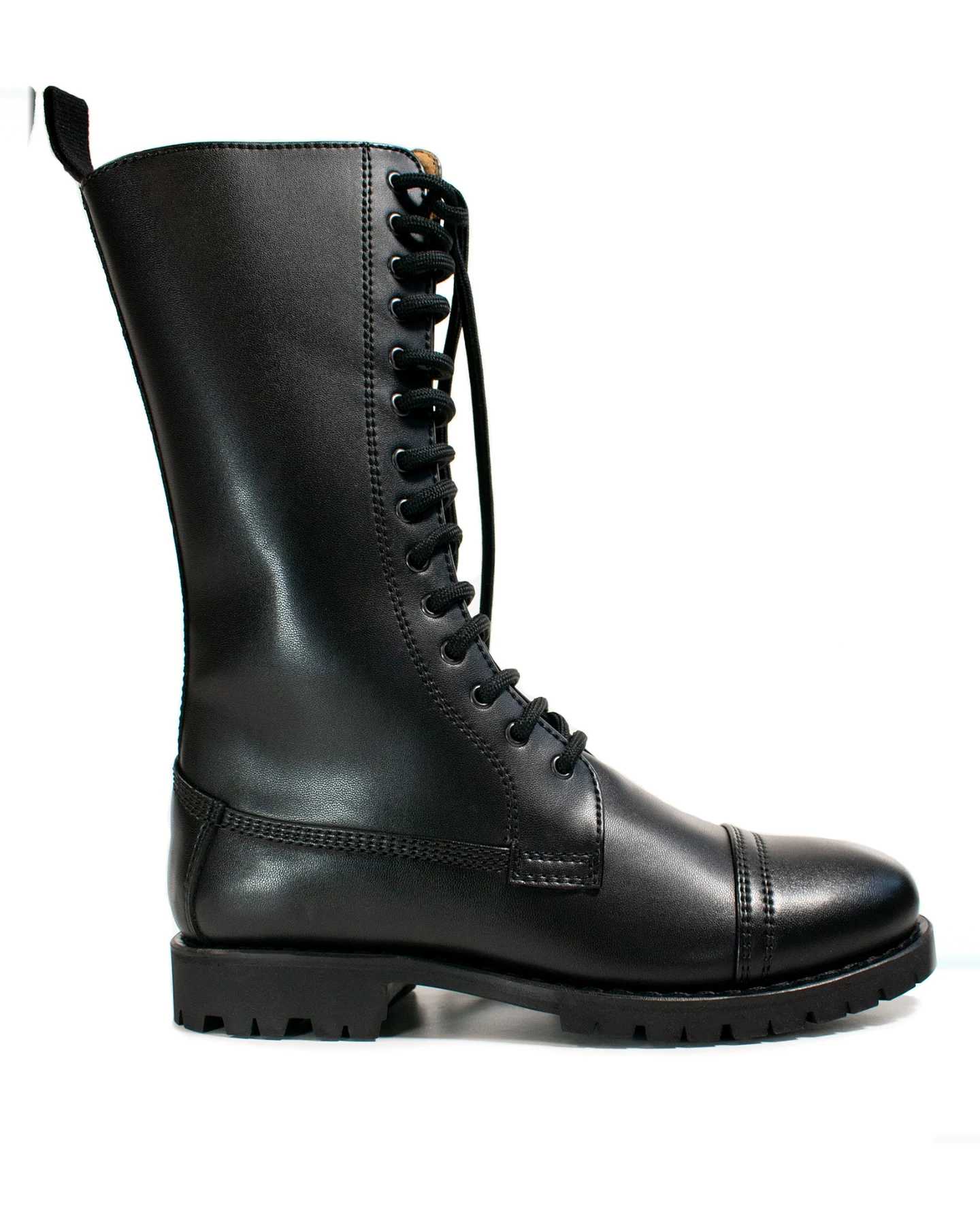 Will's Vegan Store Damen vegan Women's Eye Stiefel Goodyear Welt 14 Schwarz – Ansicht 2