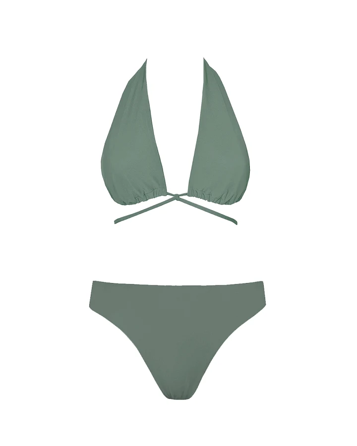 Anekdot Damen vegan Bikiniset Vielseitig + Skyline Slim Salbei Grün