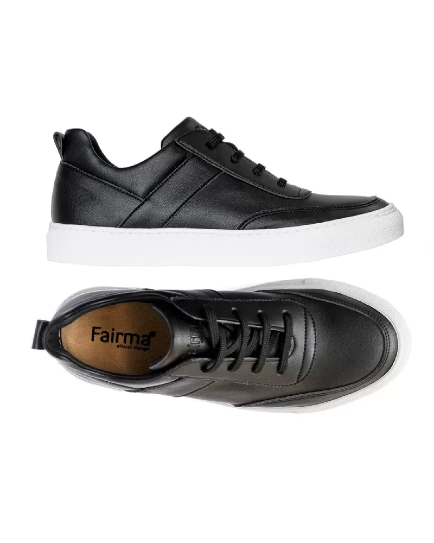 FAIRMA ETHICAL DESIGN Herren vegan Sneaker Lenny Black – Ansicht 2