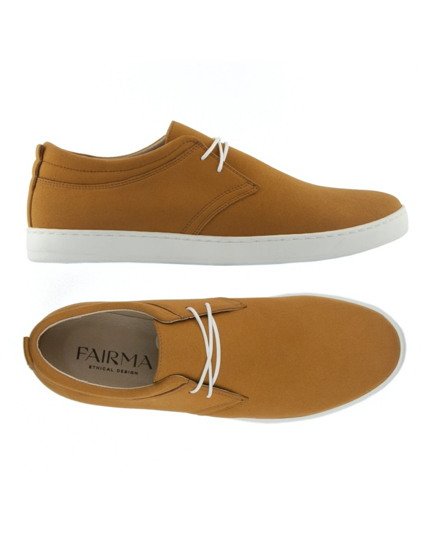 FAIRMA ETHICAL DESIGN Herren vegan Schuhe Ryan Bioeco Camel – Ansicht 2