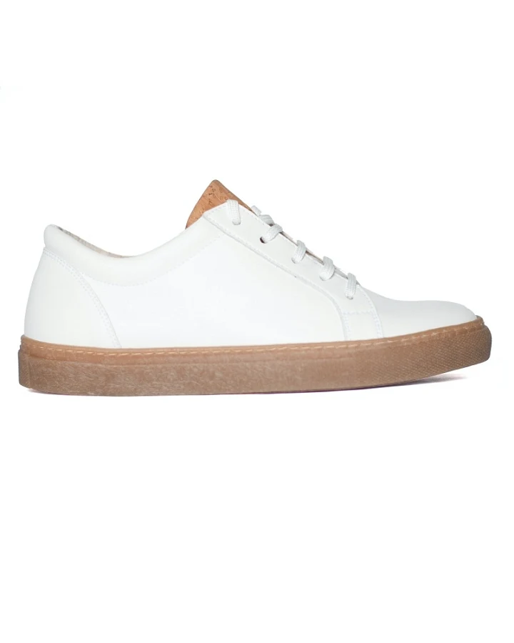 FAIRMA ETHICAL DESIGN Damen vegan Sneaker Oopi Weiß