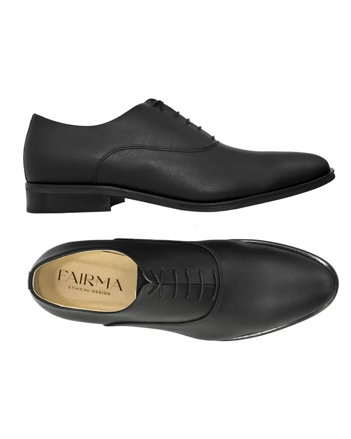 FAIRMA ETHICAL DESIGN Herren vegan Schuhe Harry Black – Ansicht 2
