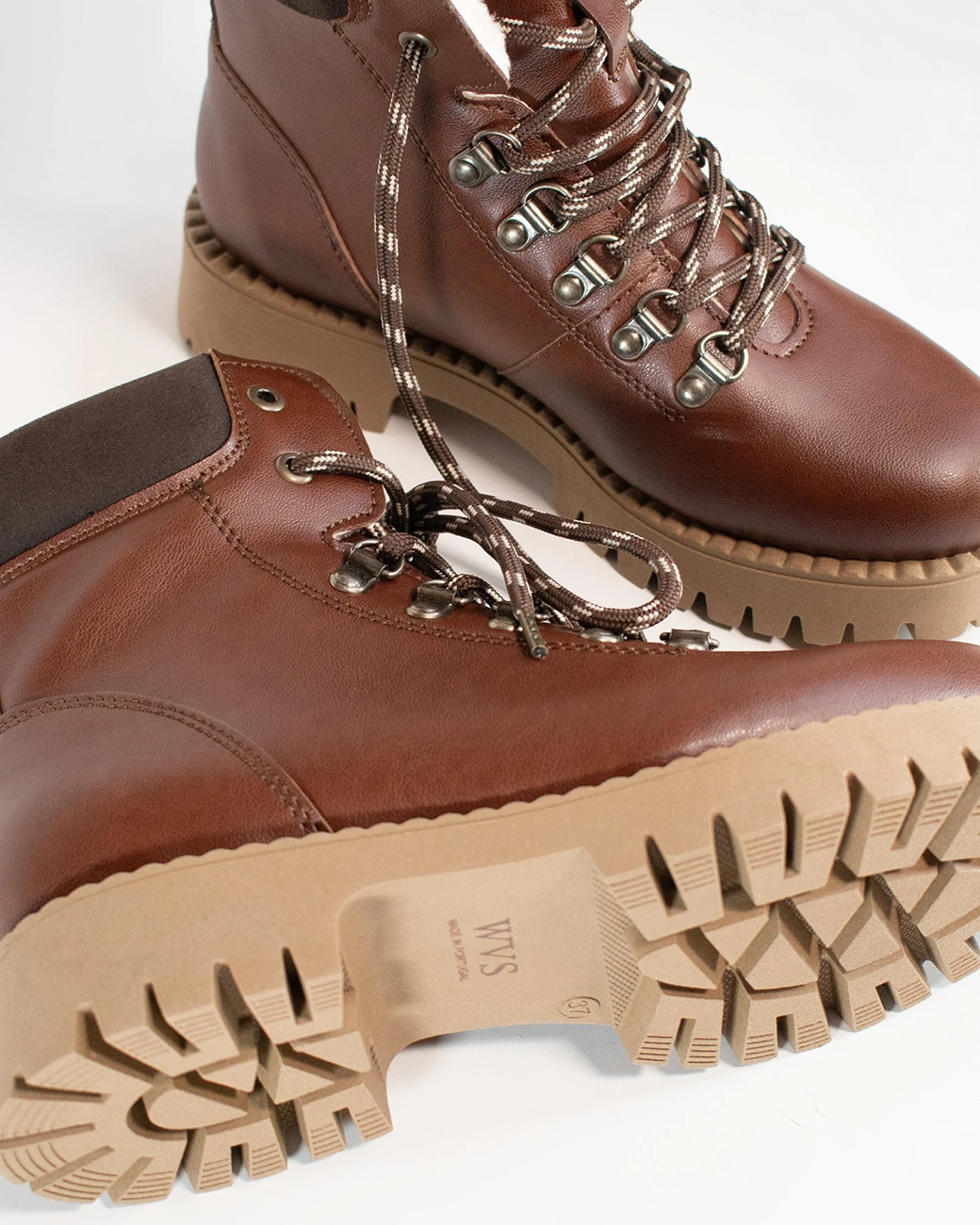 Will's Vegan Store Damen vegan Dock Boots Insulated Mk2 Chestnut – Ansicht 2