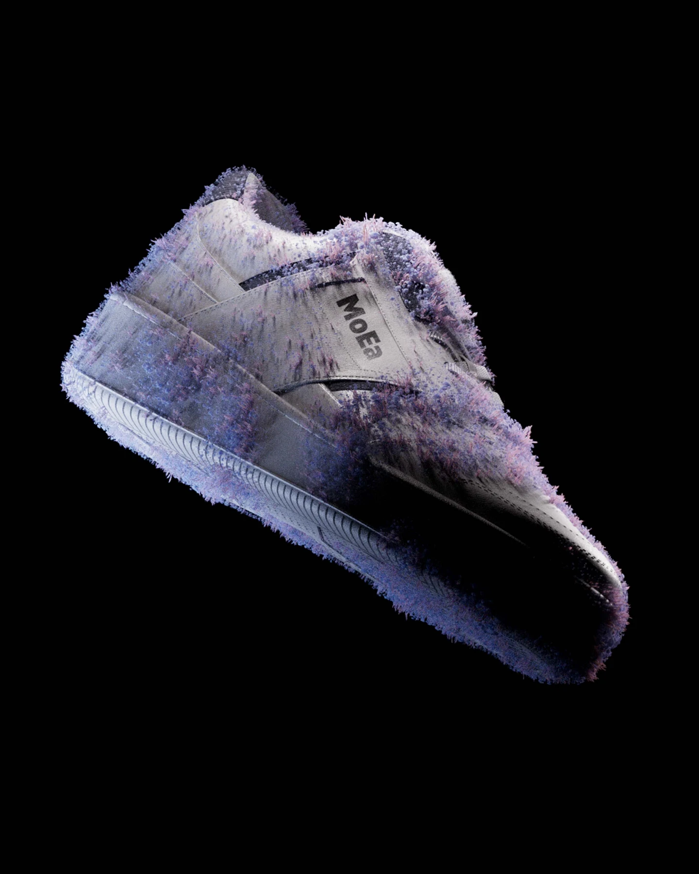 MoEa Herren vegan Sneaker Gen1 Mushroom Weiß & Navy – Ansicht 2
