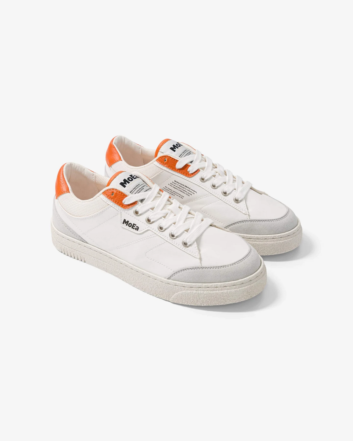 MoEa Herren vegan Sneaker Gen3 Orange Weiß & Orange – Ansicht 2