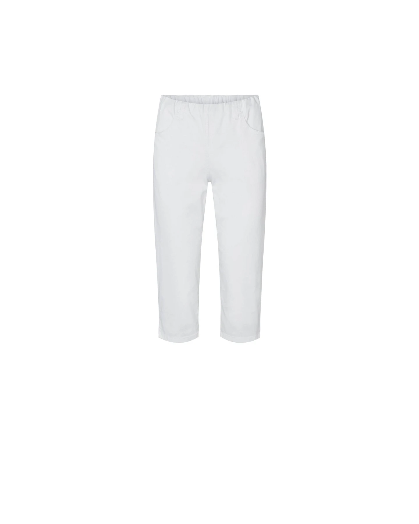 LAURIE Damen vegan Hose Kelly Regular Capri Sl Weiß – Ansicht 2