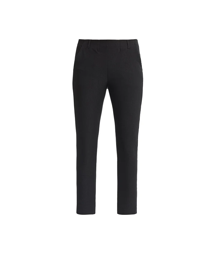 LAURIE Damen vegan Hose Elizabeth Slim Crop Schwarz
