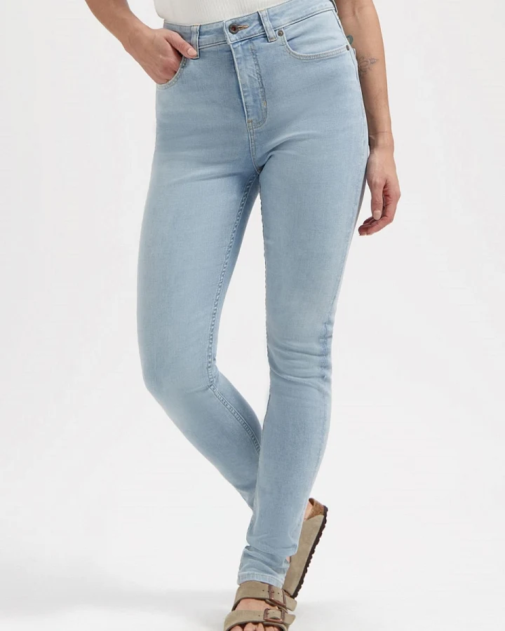 Kuyichi Damen vegan Jeans Carey High Rise Skinny Himmelblau