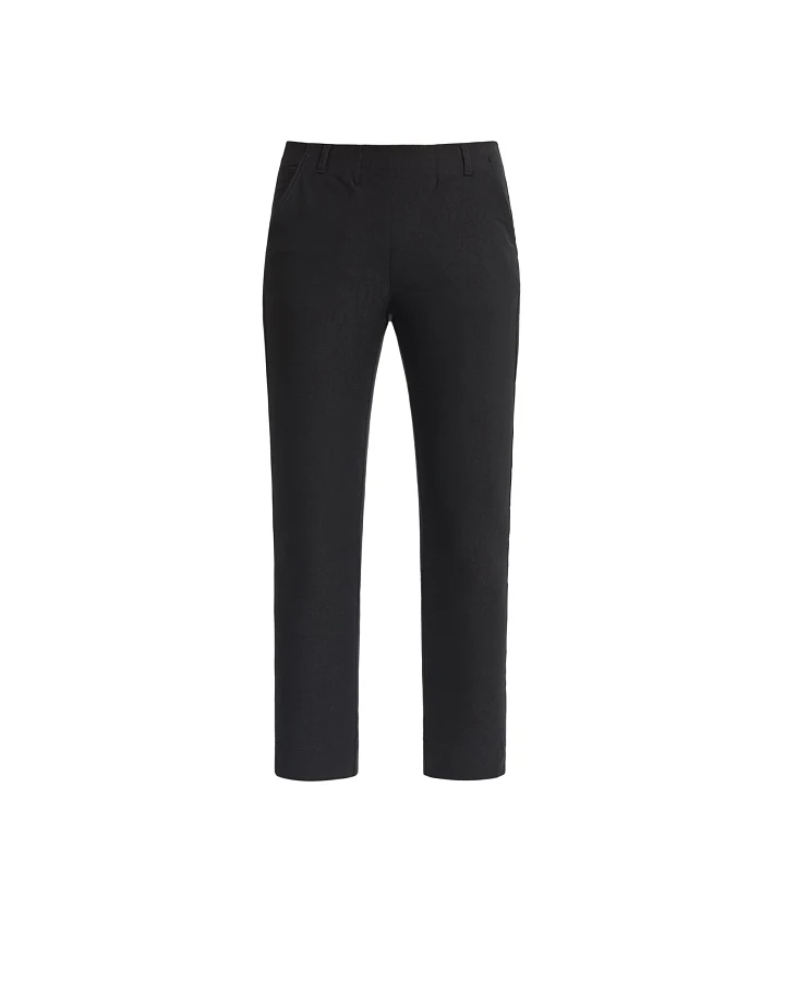 LAURIE Damen vegan Hose Taylor Regular Crop Schwarz