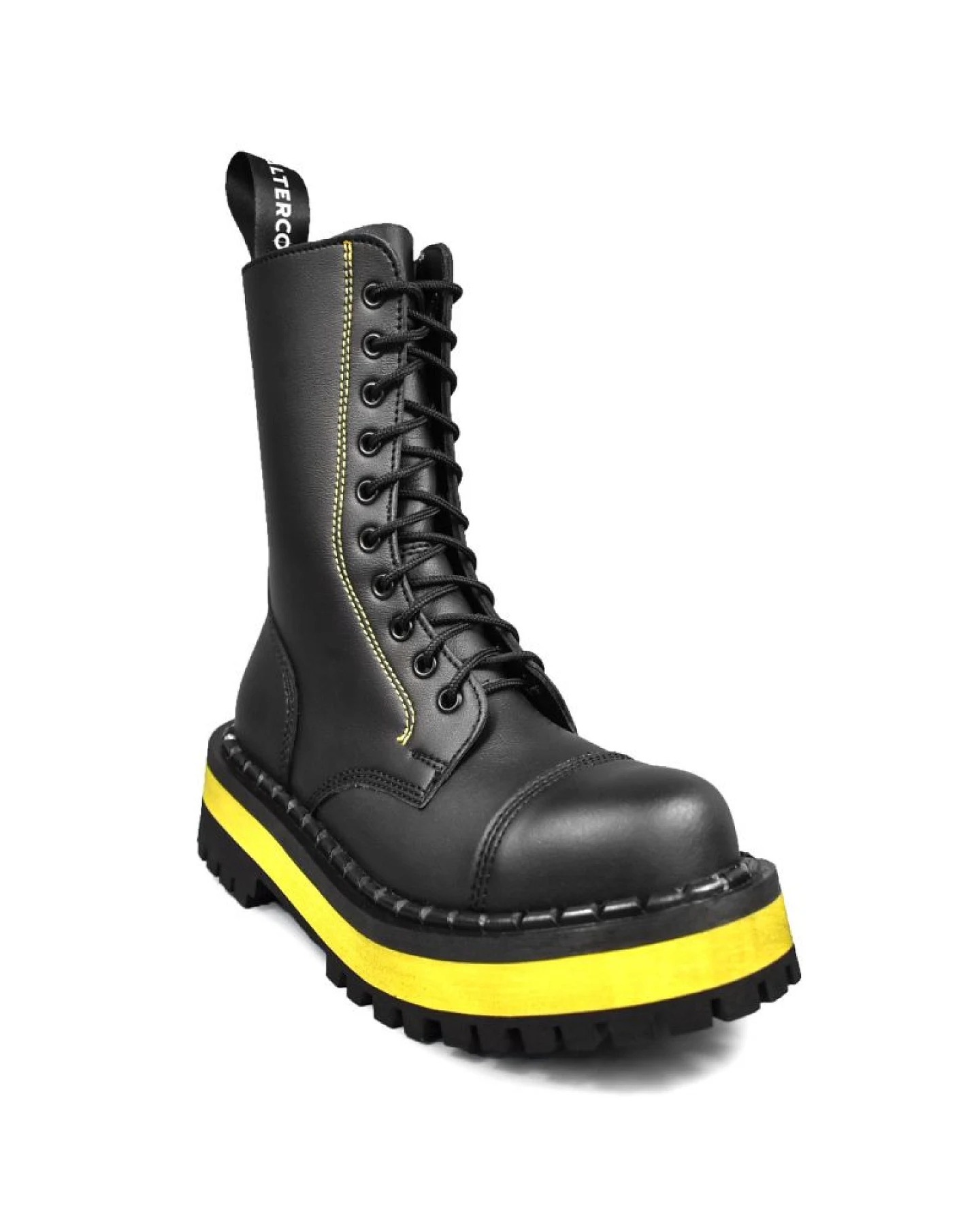 Altercore Damen vegan Schuhe 353 Vegan Gelb & Schwarz – Ansicht 2