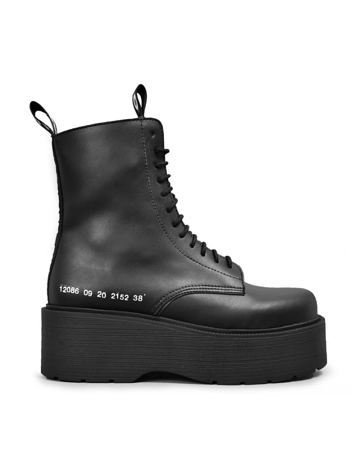 Altercore Damen vegan Schuhe Auren Schwarz