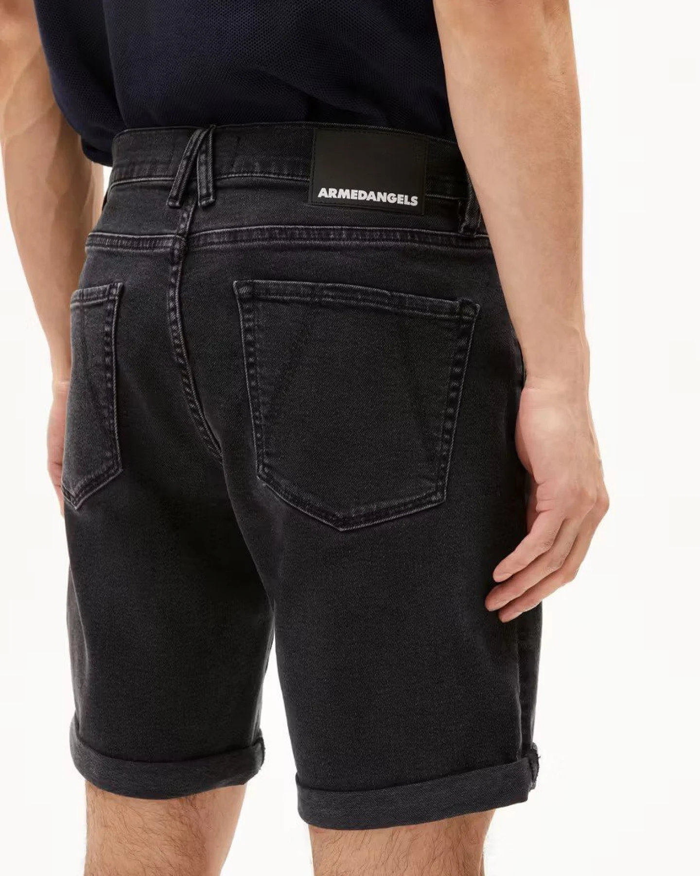 Jeansshorts Naailo Black Washed Authentic – Ansicht 4