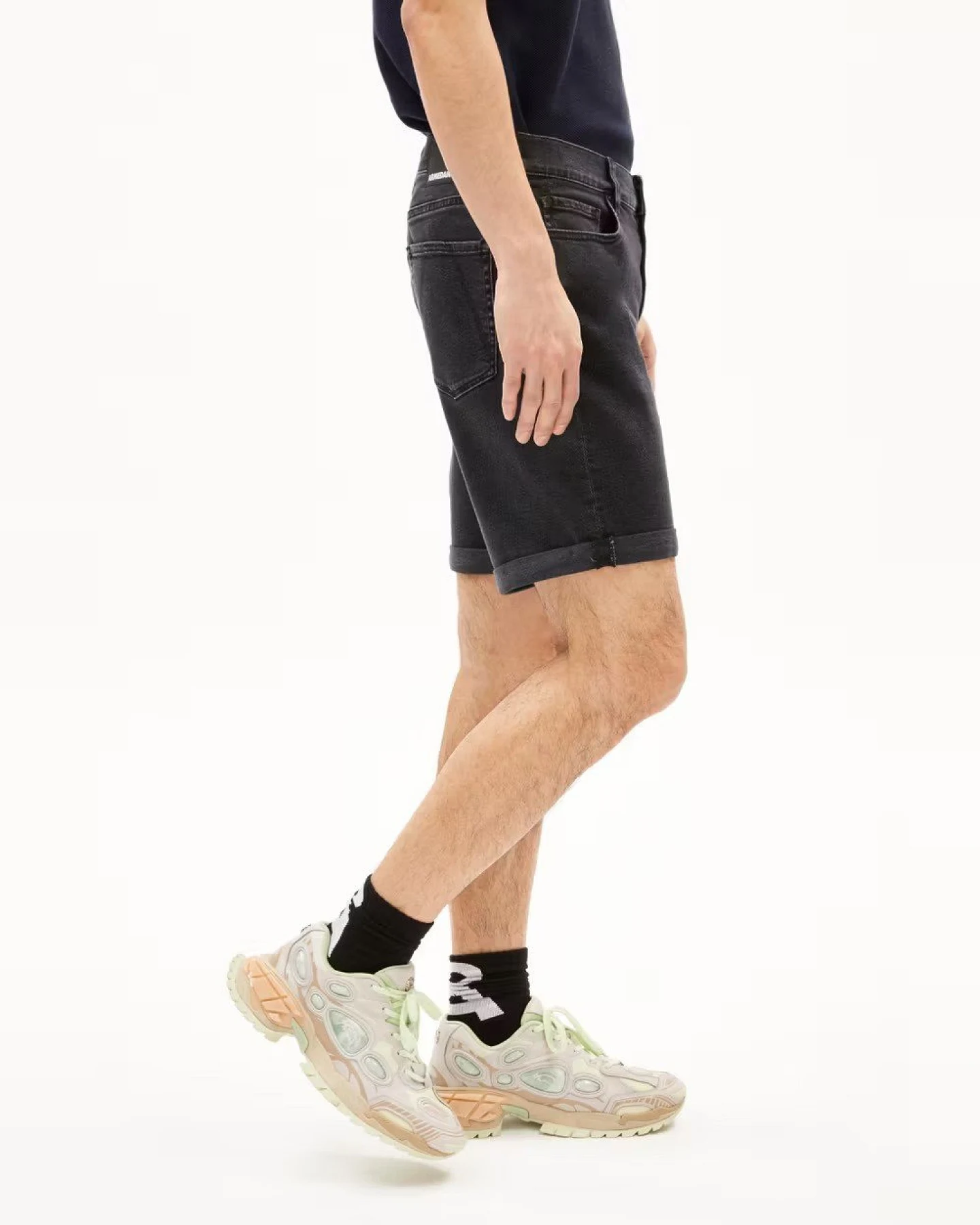 Jeansshorts Naailo Black Washed Authentic – Ansicht 2