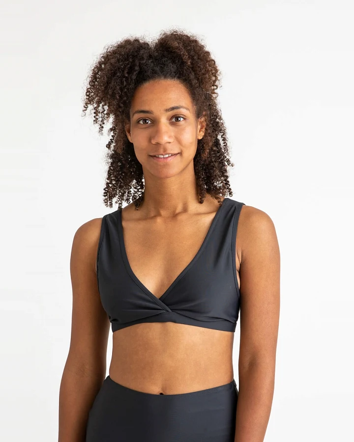 MATONA Damen vegan Bikinioberteil Vintage Schwarz