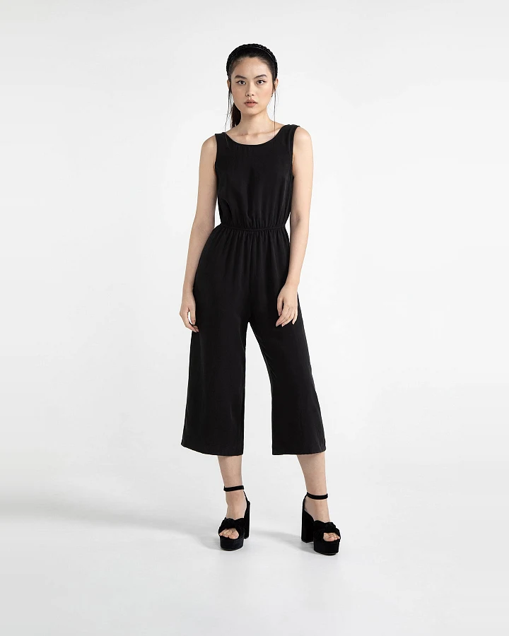LOVJOI Damen vegan Jumpsuit Staine Schwarz