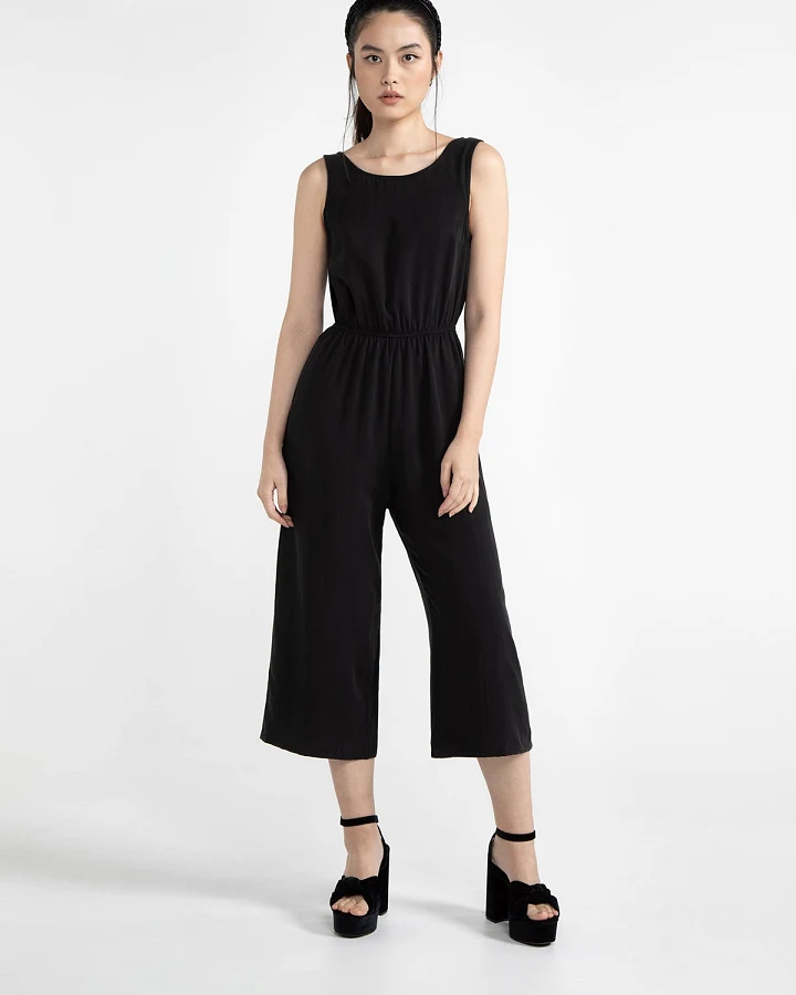 LOVJOI Damen vegan Jumpsuit Staine Schwarz