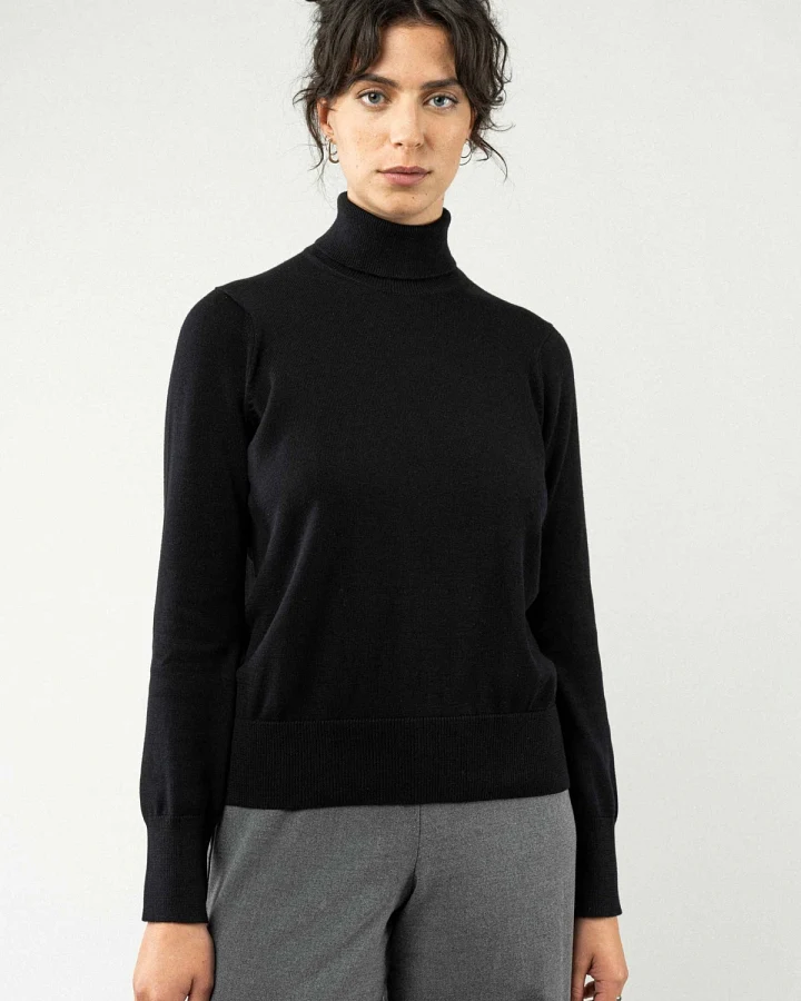 MELA Damen vegan Rollkragenpullover Mayura