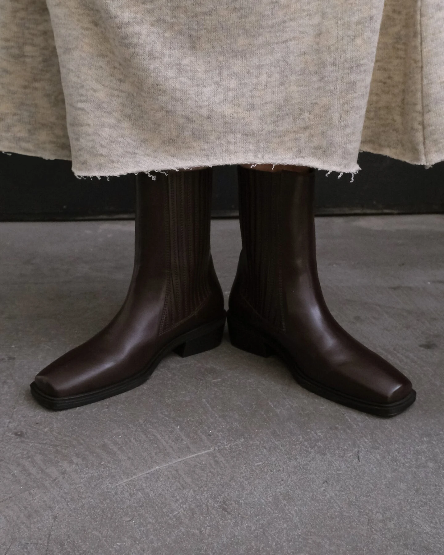 Prev Damen vegan Stiefel Claudio Plus Brownie – Ansicht 2