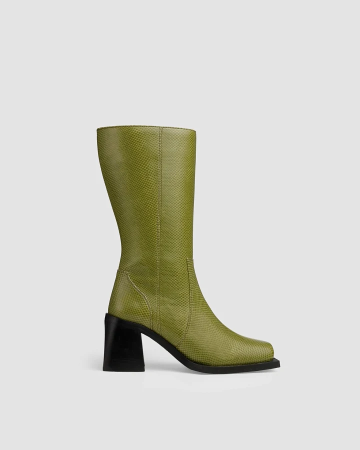Prev Damen vegan Stiefel Karel X Plus Rosmarin Grün
