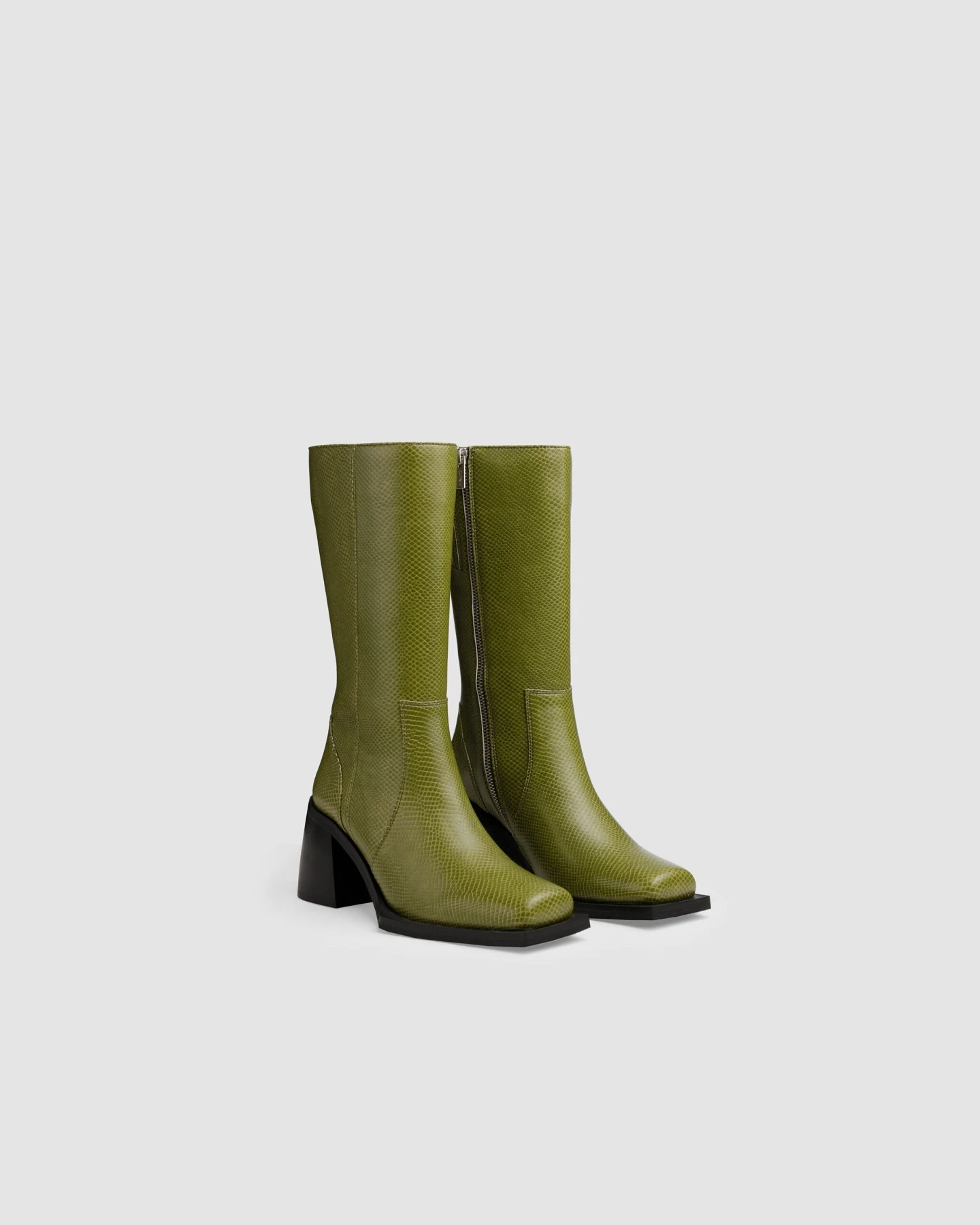 Prev Damen vegan Stiefel Karel X Plus Rosmarin Grün – Ansicht 2