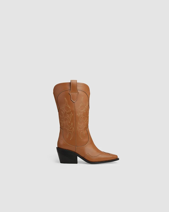 Prev Damen vegan Stiefel Regan 2 Ingwer Braun