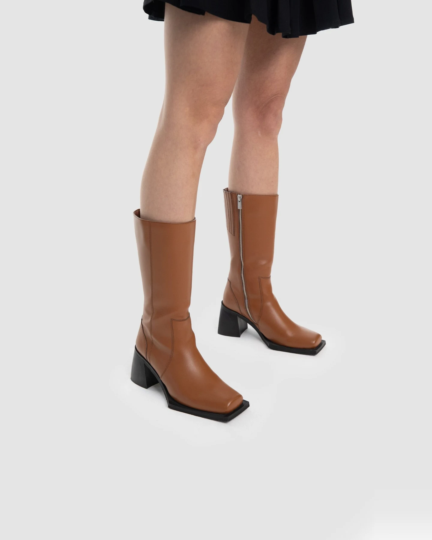 Prev Damen vegan Stiefel Karel X Ginger Braun – Ansicht 2