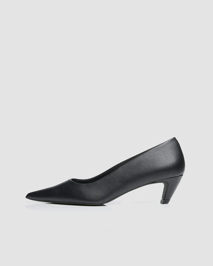 BOHEMA Damen vegan Heels Siren Kitten Schwarz
