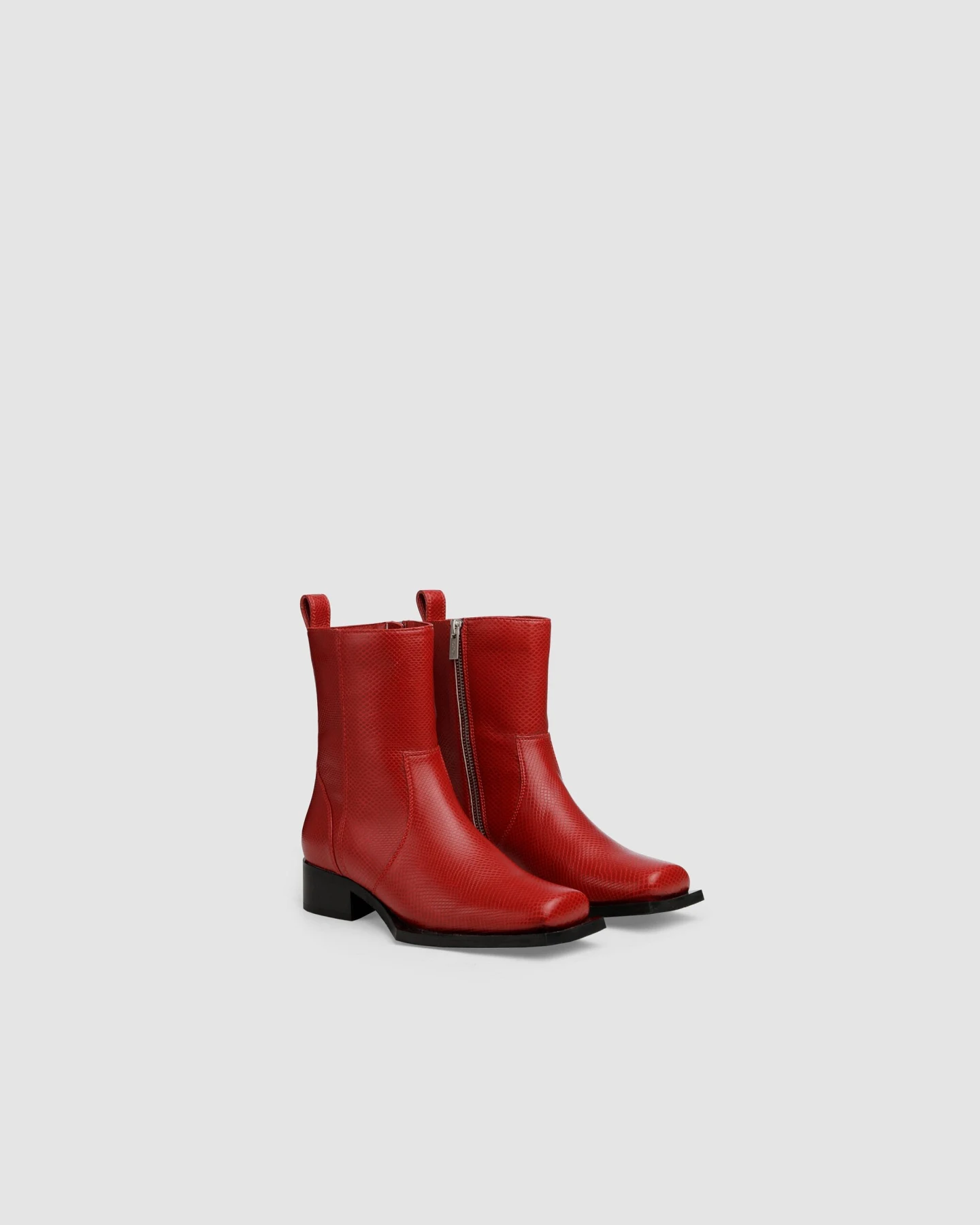 Prev Damen vegan Stiefel Karel Plus Rubinrot – Ansicht 2