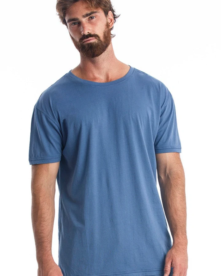 RAVENS VIEW IBIZA Herren vegan T-Shirt King Xl Indigoblau