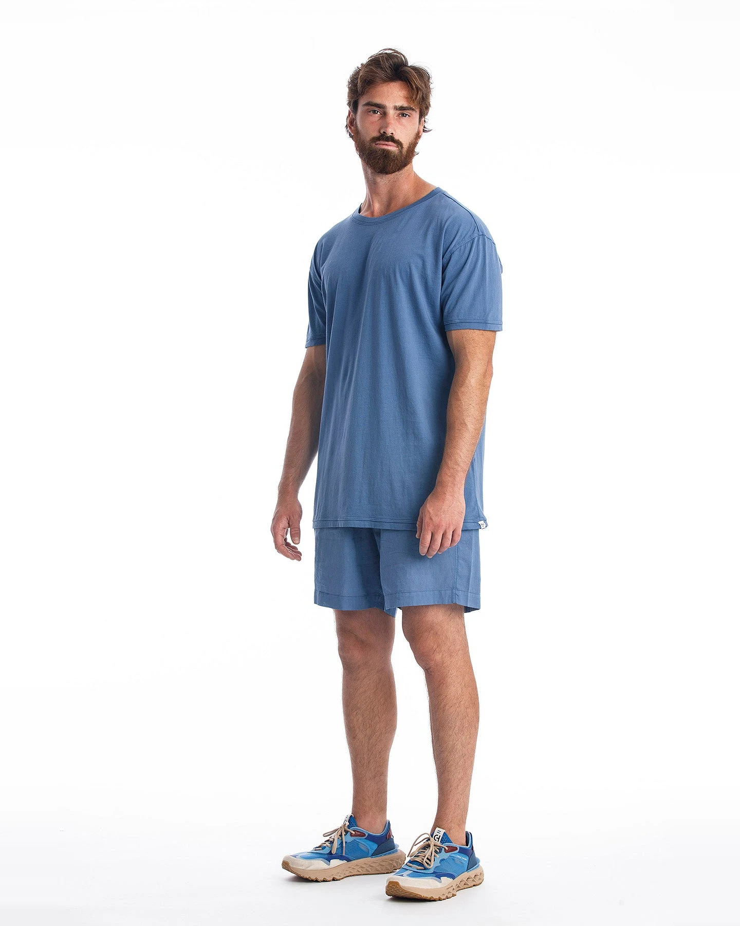 RAVENS VIEW IBIZA Herren vegan T-Shirt King Xl Indigoblau – Ansicht 2