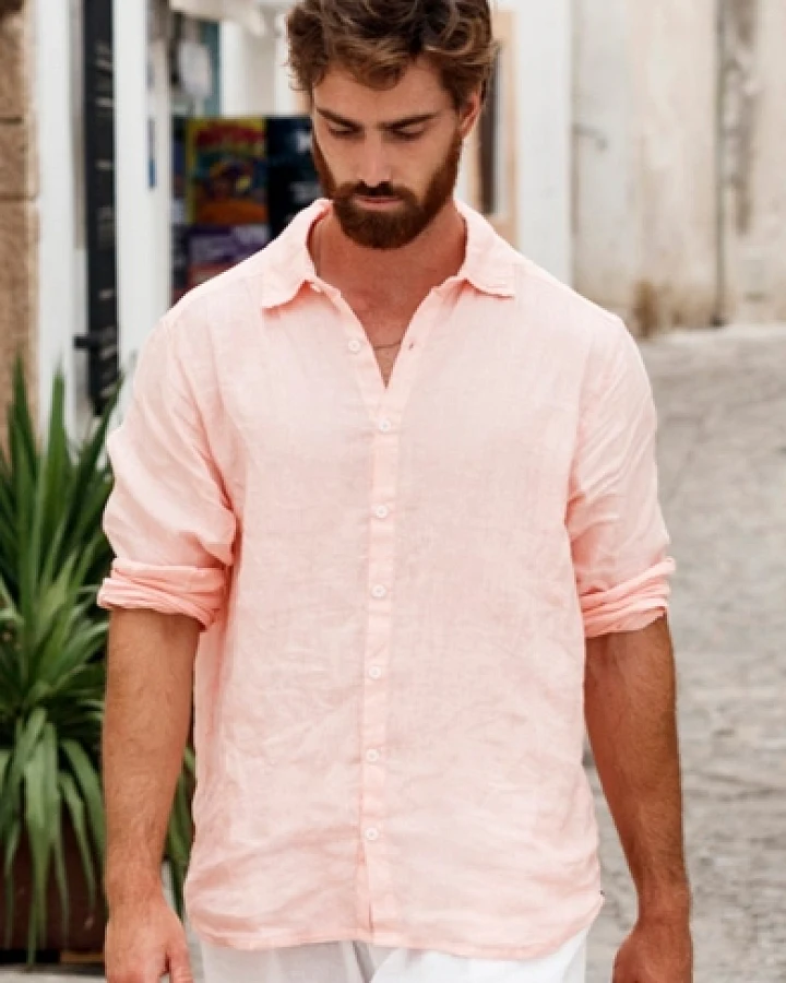 RAVENS VIEW IBIZA Herren vegan Shirt Alain Pink Panther
