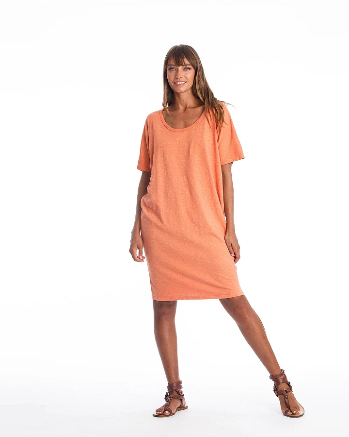 RAVENS VIEW IBIZA Damen vegan Kleid Jane Apricot