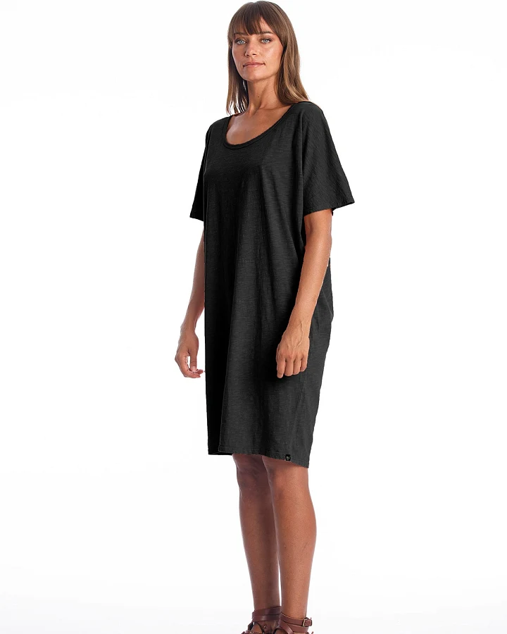 RAVENS VIEW IBIZA Damen vegan Kleid Jane Schwarz
