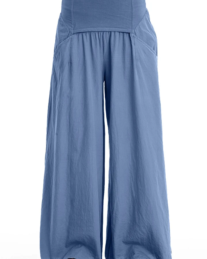 RAVENS VIEW IBIZA Damen vegan Rock Hose Easy Indigo Blau