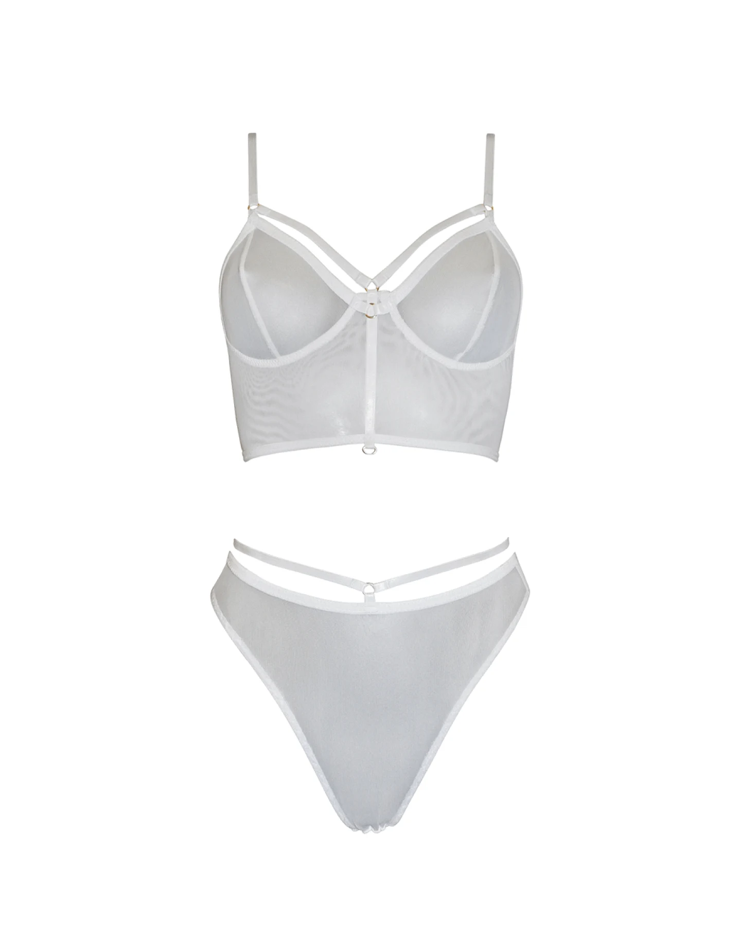 Anekdot Damen vegan Dessous Set Sophia Weiß – Ansicht 2