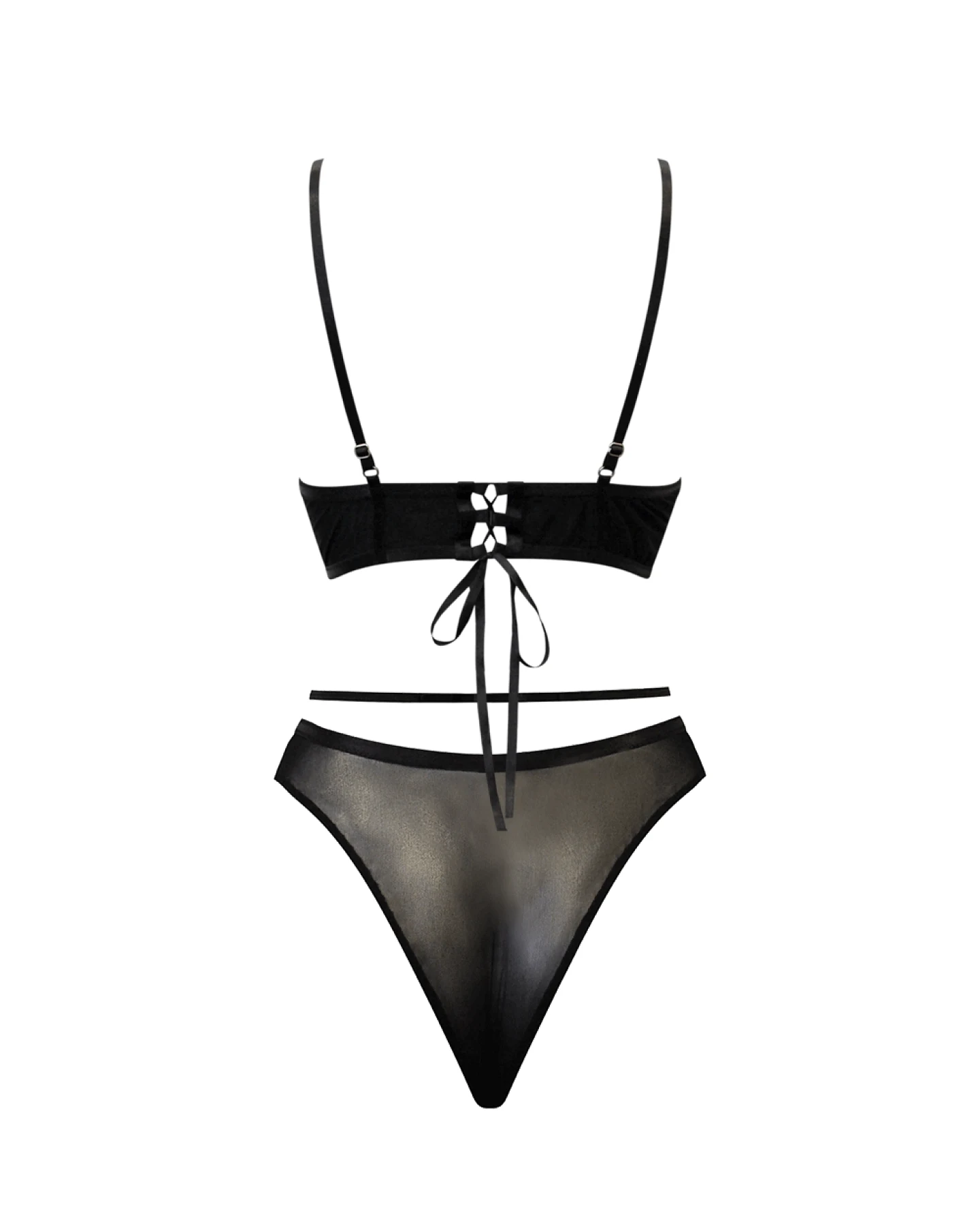Anekdot Damen vegan Dessous Set Sophia Schwarz – Ansicht 2