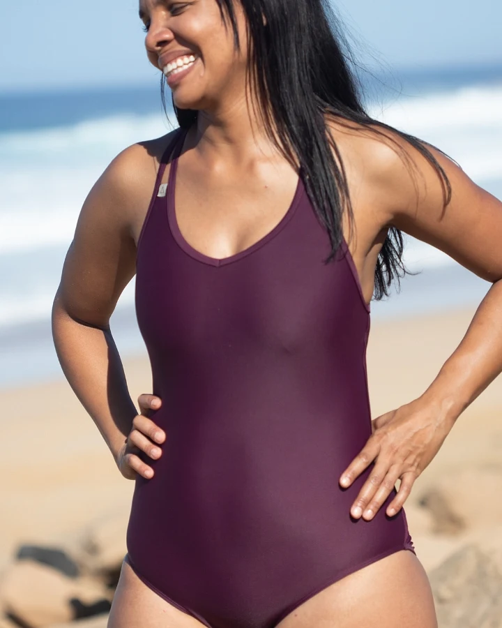 Inaska Damen vegan Badeanzug Chill Berries Beere