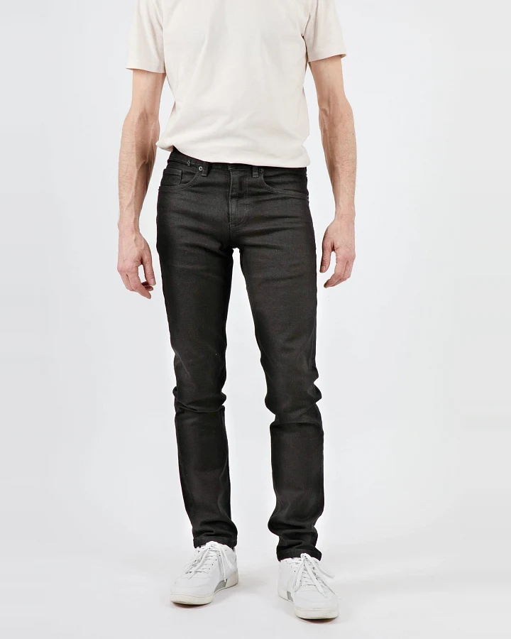 TORLAND Herren vegan Jeans Slim Fit Benny Schwarz