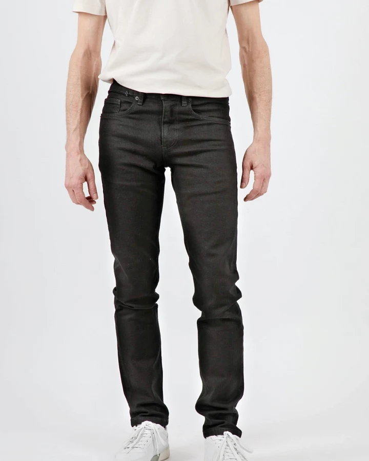 TORLAND Herren vegan Jeans Slim Fit Benny Schwarz