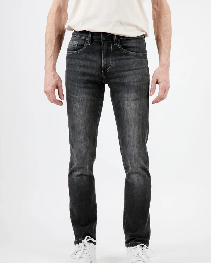 TORLAND Herren vegan Jeans Slim Fit Benny Grau
