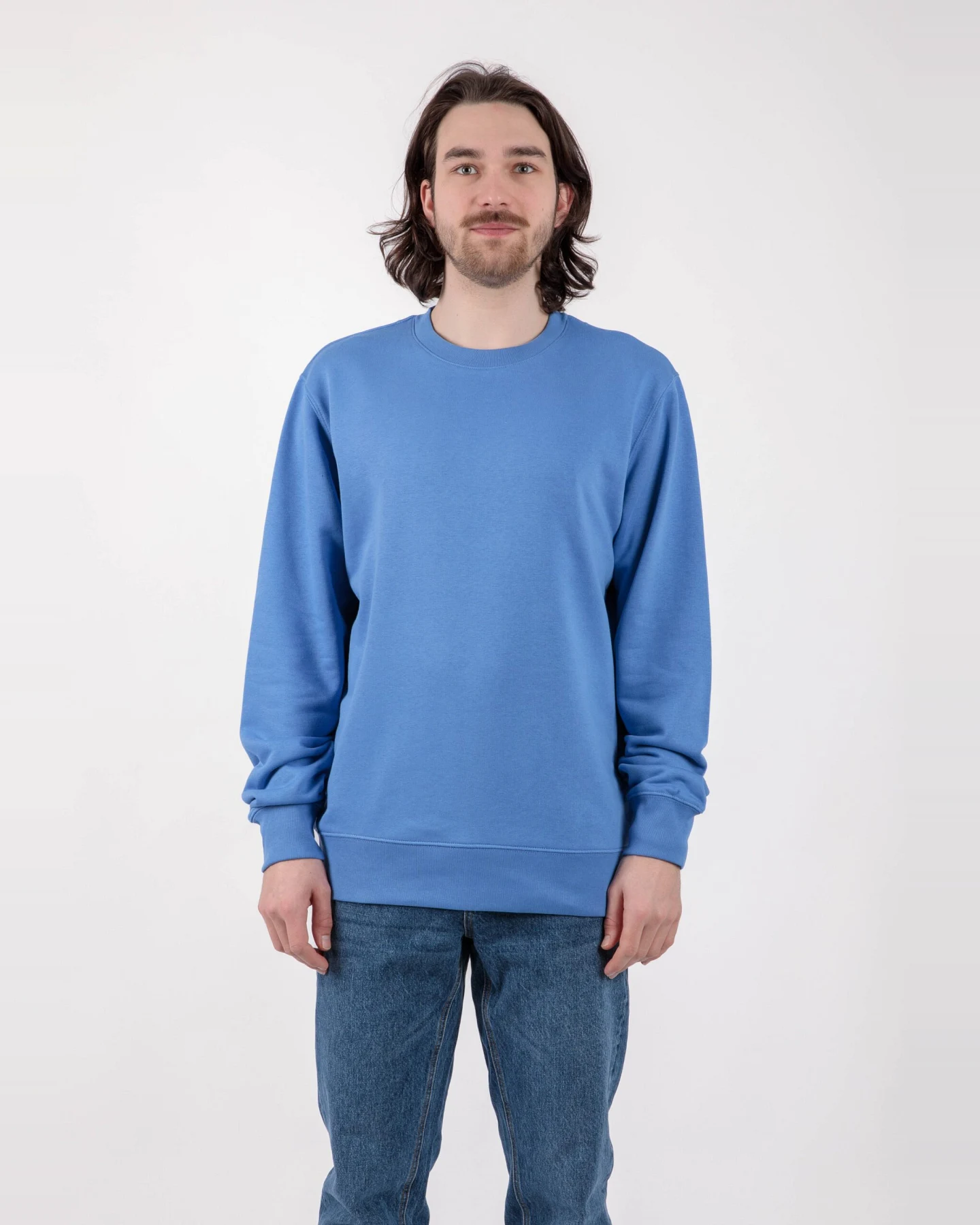 TORLAND Herren vegan Pullover Matcher Unisex Hellblau – Ansicht 2