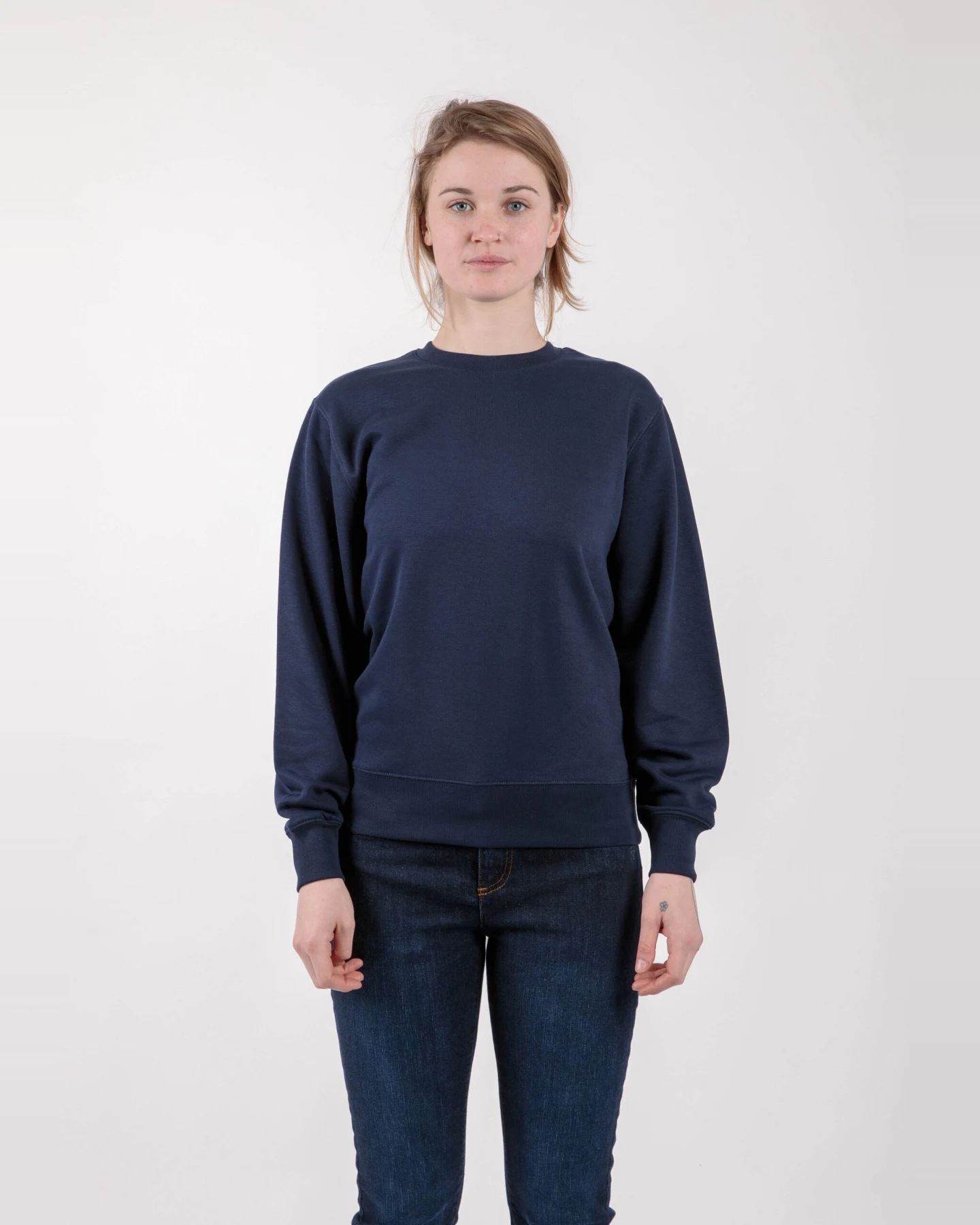 TORLAND Herren vegan Pullover Matcher Unisex French Navy – Ansicht 2