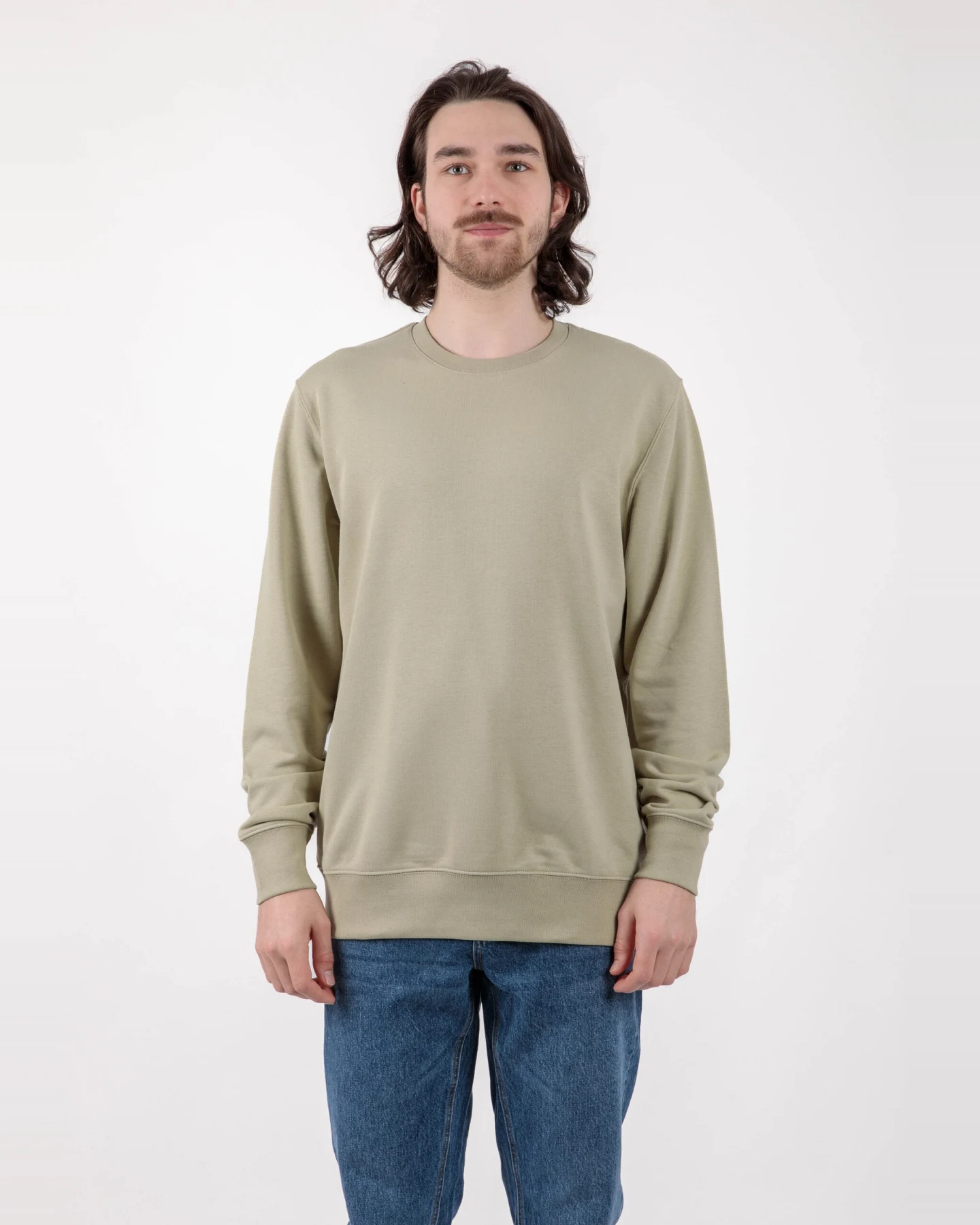 TORLAND Herren vegan Pullover Matcher Unisex Salbei – Ansicht 2