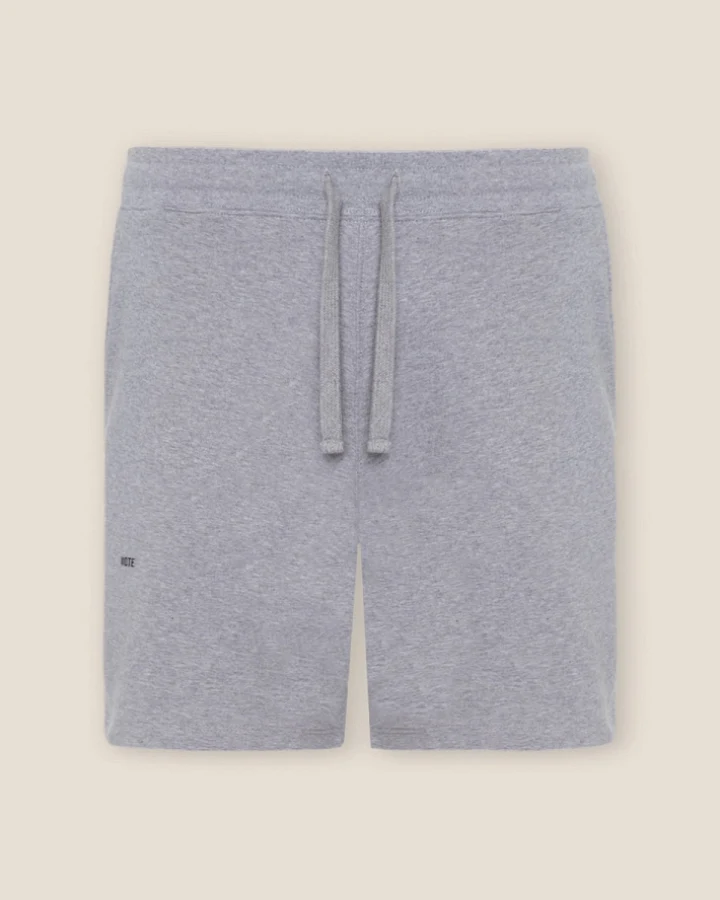 WOTE Herren vegan Sweatshorts Grau-Melange