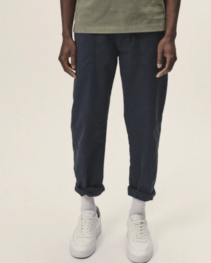 WOTE Herren vegan Worker Pants Dunkelblau