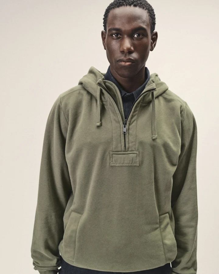 WOTE Herren vegan Sweatshirt Oliv